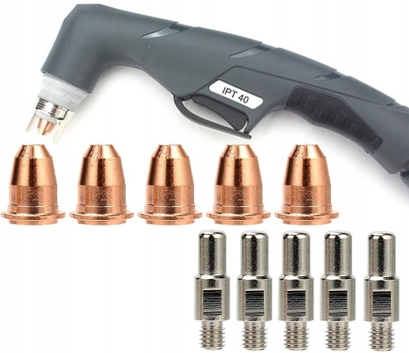 ZESTAW AKCESORIÓW CZĘŚCI DO UCHWYTU PLAZMY S45 IPT-40 DYSZA ELEKTRODA