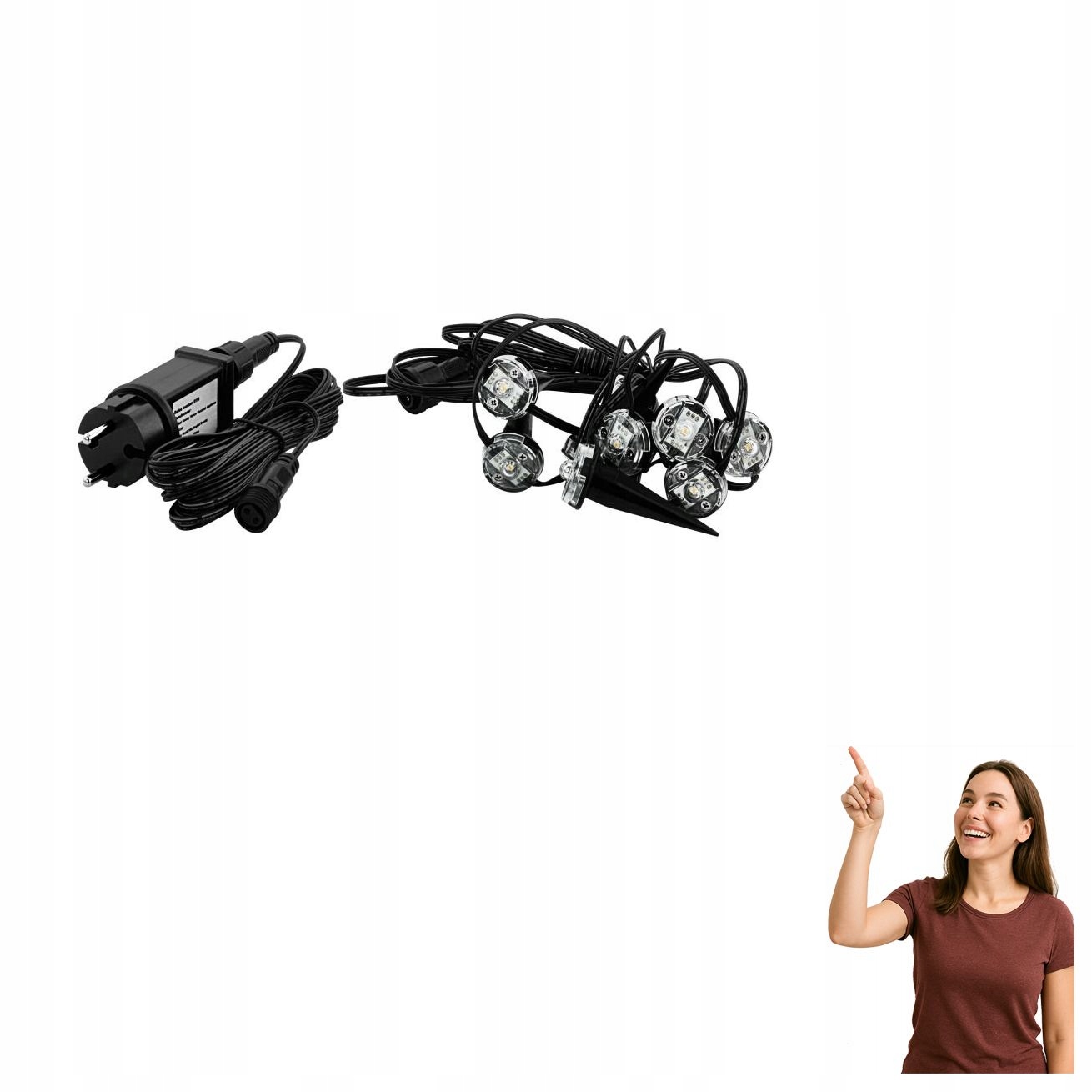 Venkovní Led dogruntová svítidla 9x0,4W Spinetoli 98184 Eglo