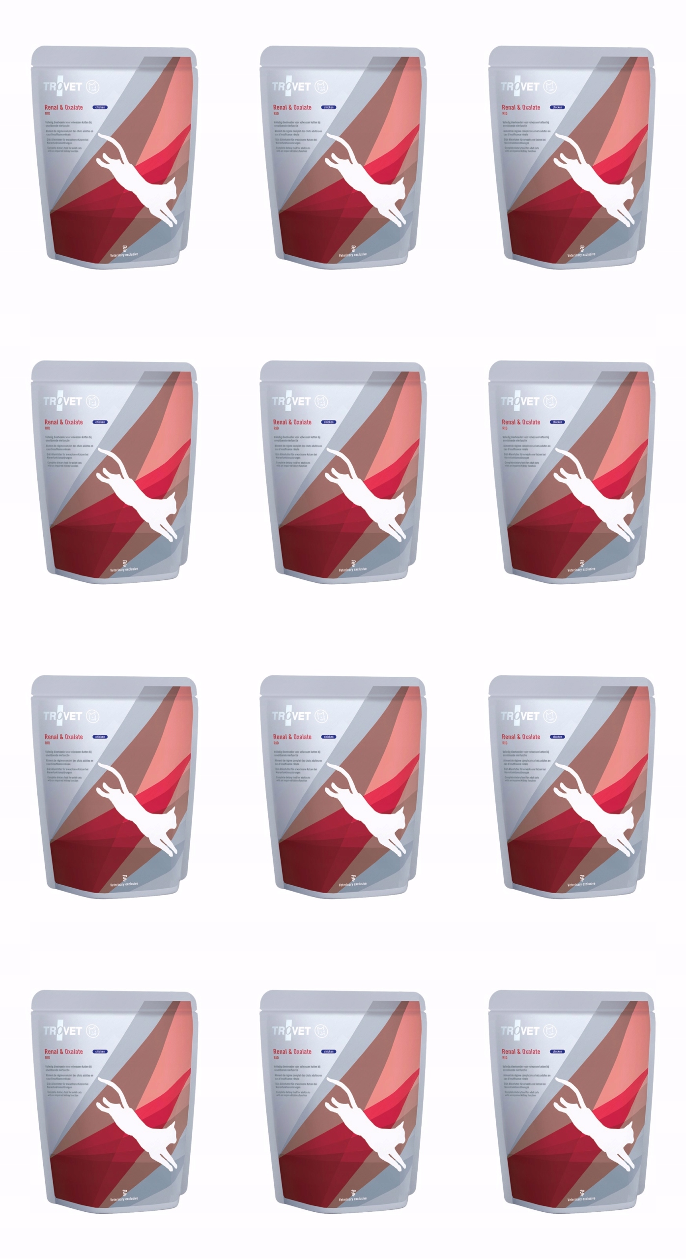 Levně Trovet Cat Rid Renal & Oxalate Chicken kapsička 12x85 g ledvinový pro kočky