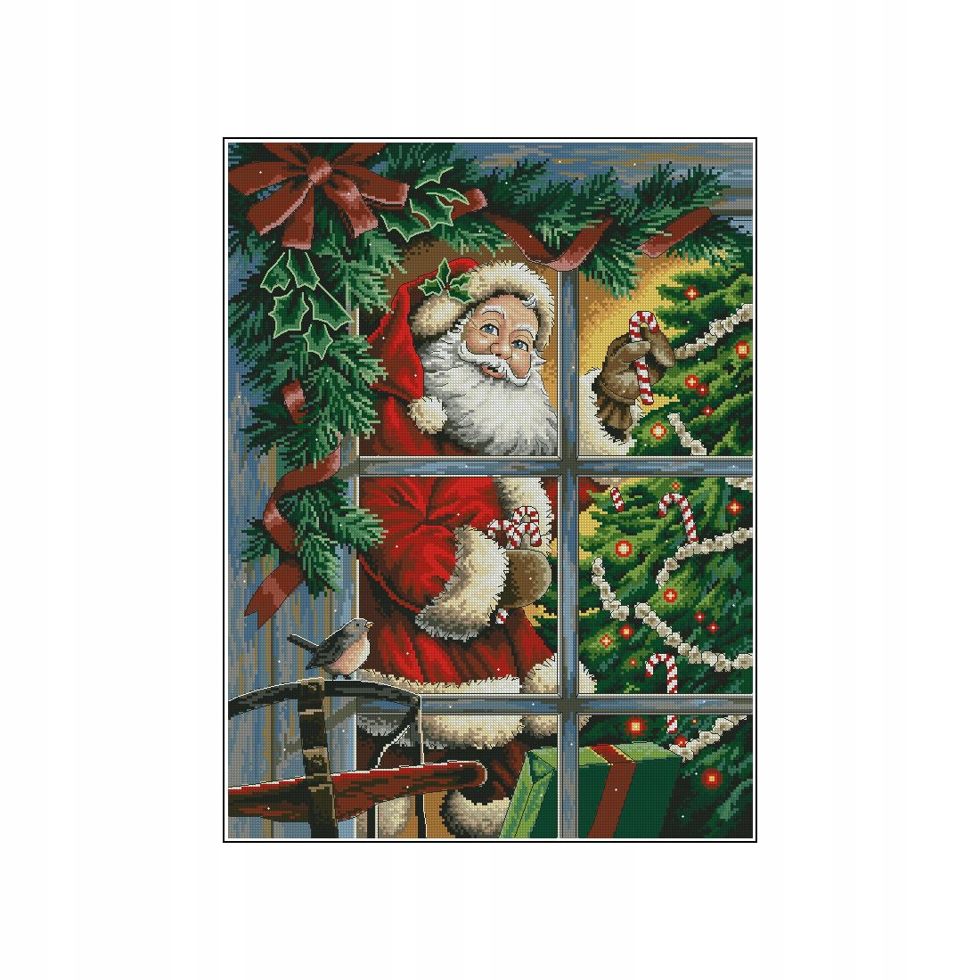 Křížková výšivka počítaná sada (kanva, mulina)