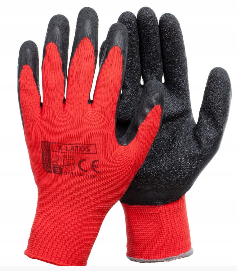 

rękawice robocze red manualne 9 L X-latos 12 par