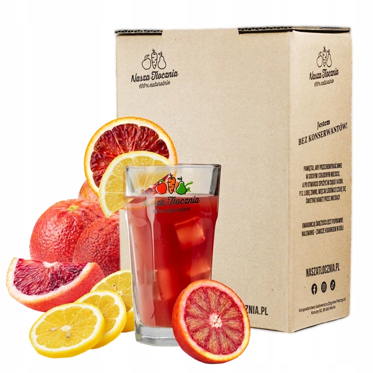 Levně Limonáda Červená Pomeranč nízkoslazená Sicílie Nasza Tłocznia 5L