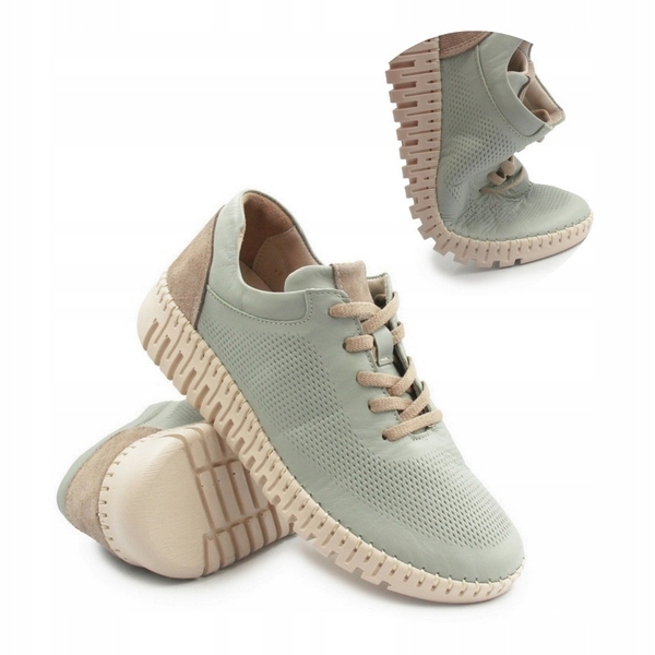 Dámské boty na jaro z přírodní mátové kůže T. Sokolski OG2501 41