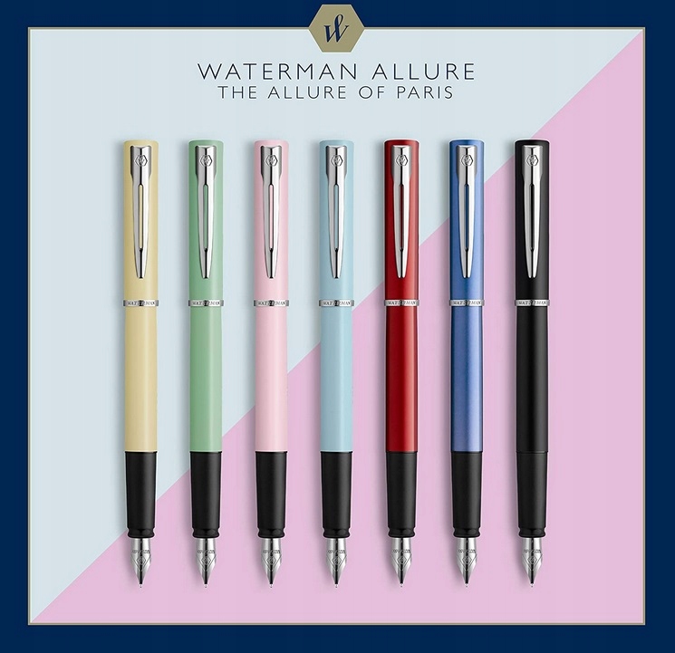 WATERMAN Pióro wieczne ALLURE PASTEL kamuflaż moro Kolor dominujący pióra szary