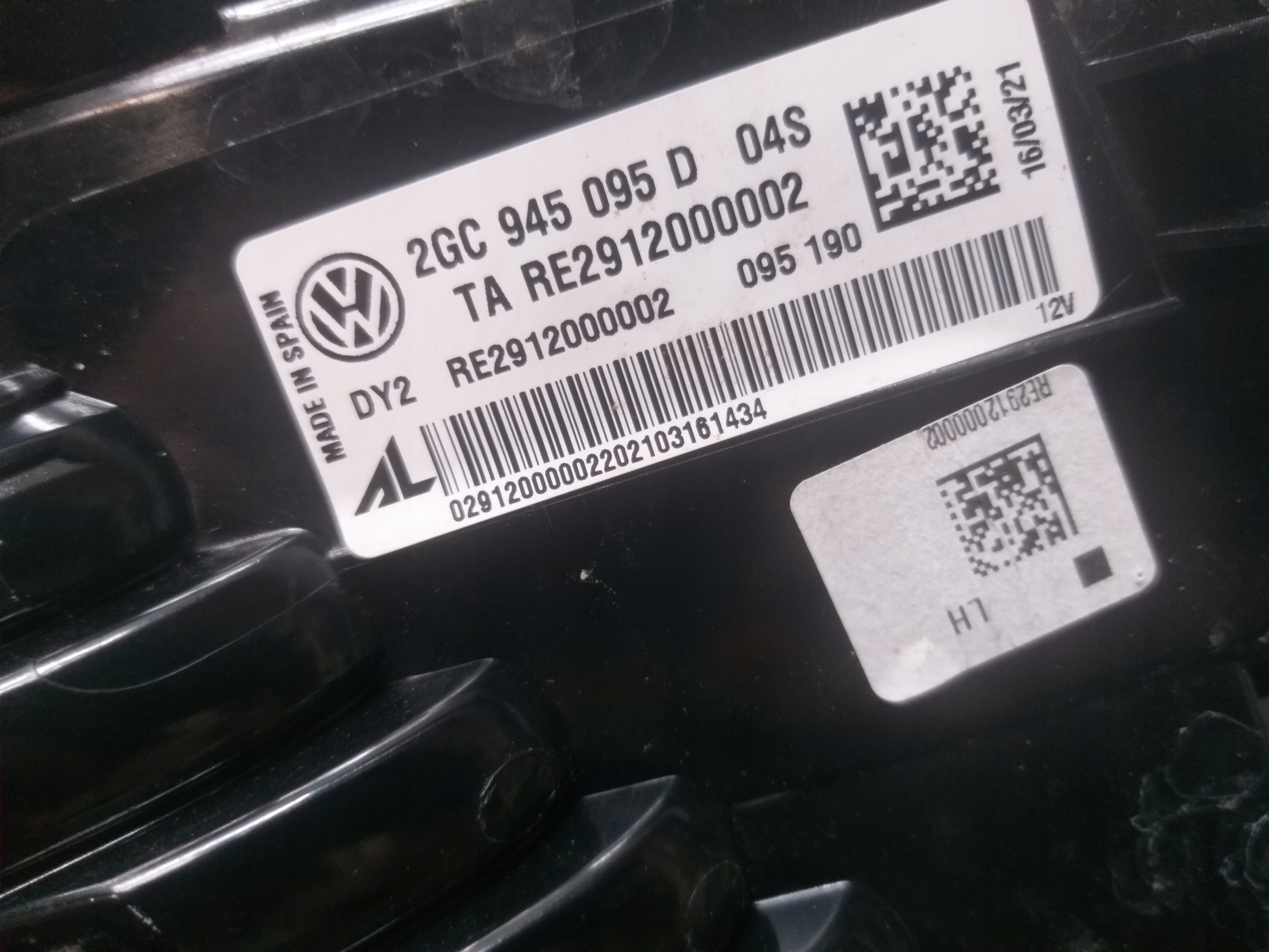 LIGHT LIGHTS REAR PART RIGHT LEFT VW T ROC T-ROC LED 2GC945096D