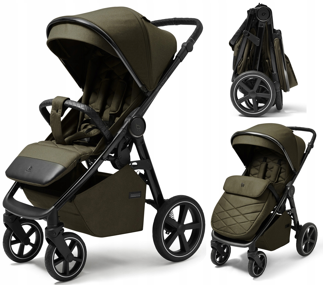 Wózek Xplode Chrome Dusty Khaki