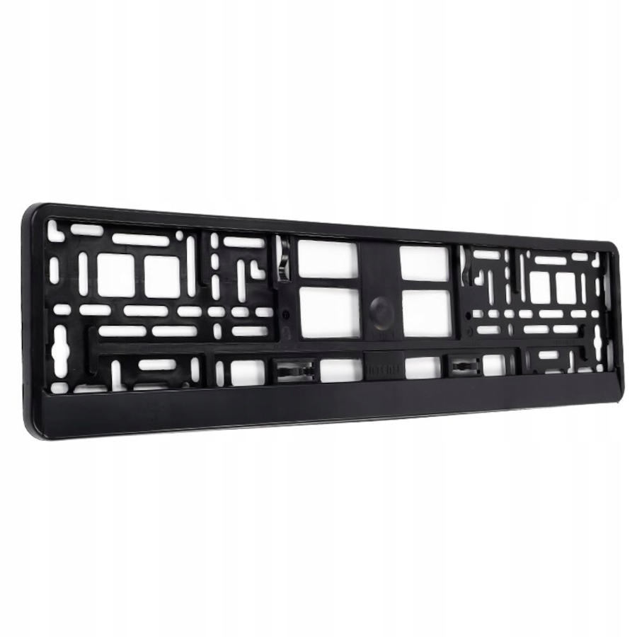 Ramka Na Tablicę Rejestracyjną Elastyczna Czarna