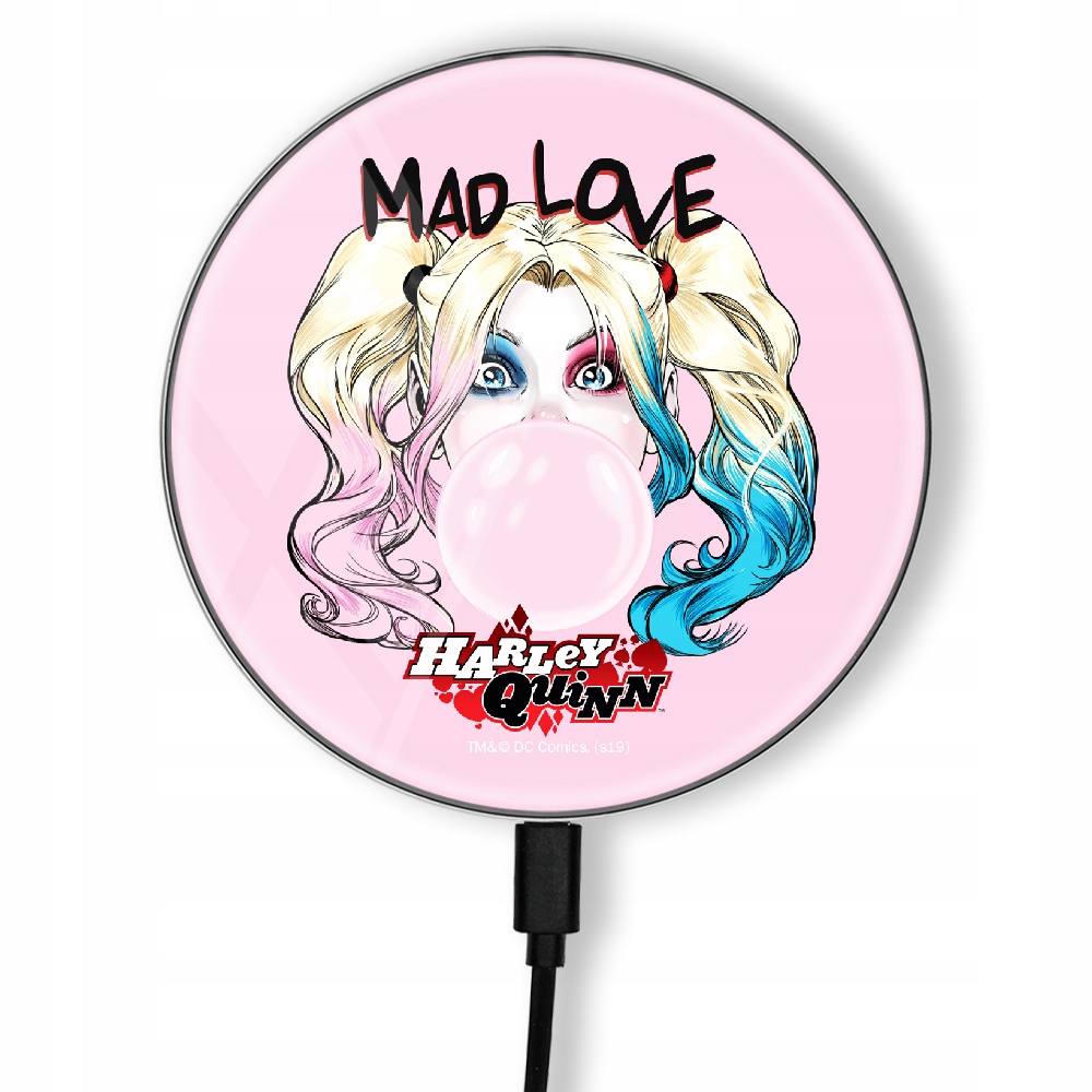Domowy Ładowarka indukcyjna Harley Quinn DC Comics produkt licencyjny