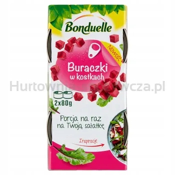 Bonduelle Červená řepa v kostkách 2 x 80 g