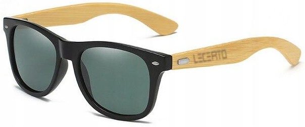 OKULARY PRZECIWSŁONECZNE UV400 DREWNIANE BAMBUSOWE ZESTAW LECERTO Kod producenta 4538