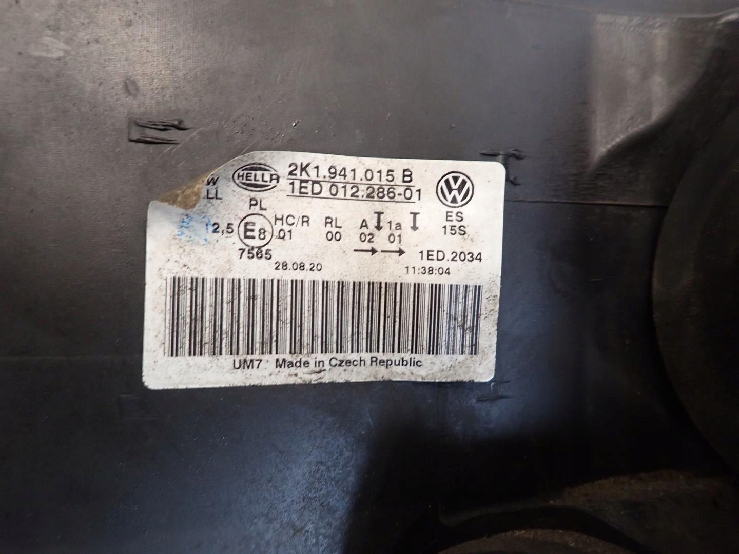 light front front left VW CADDY 2015- 2K1941015B