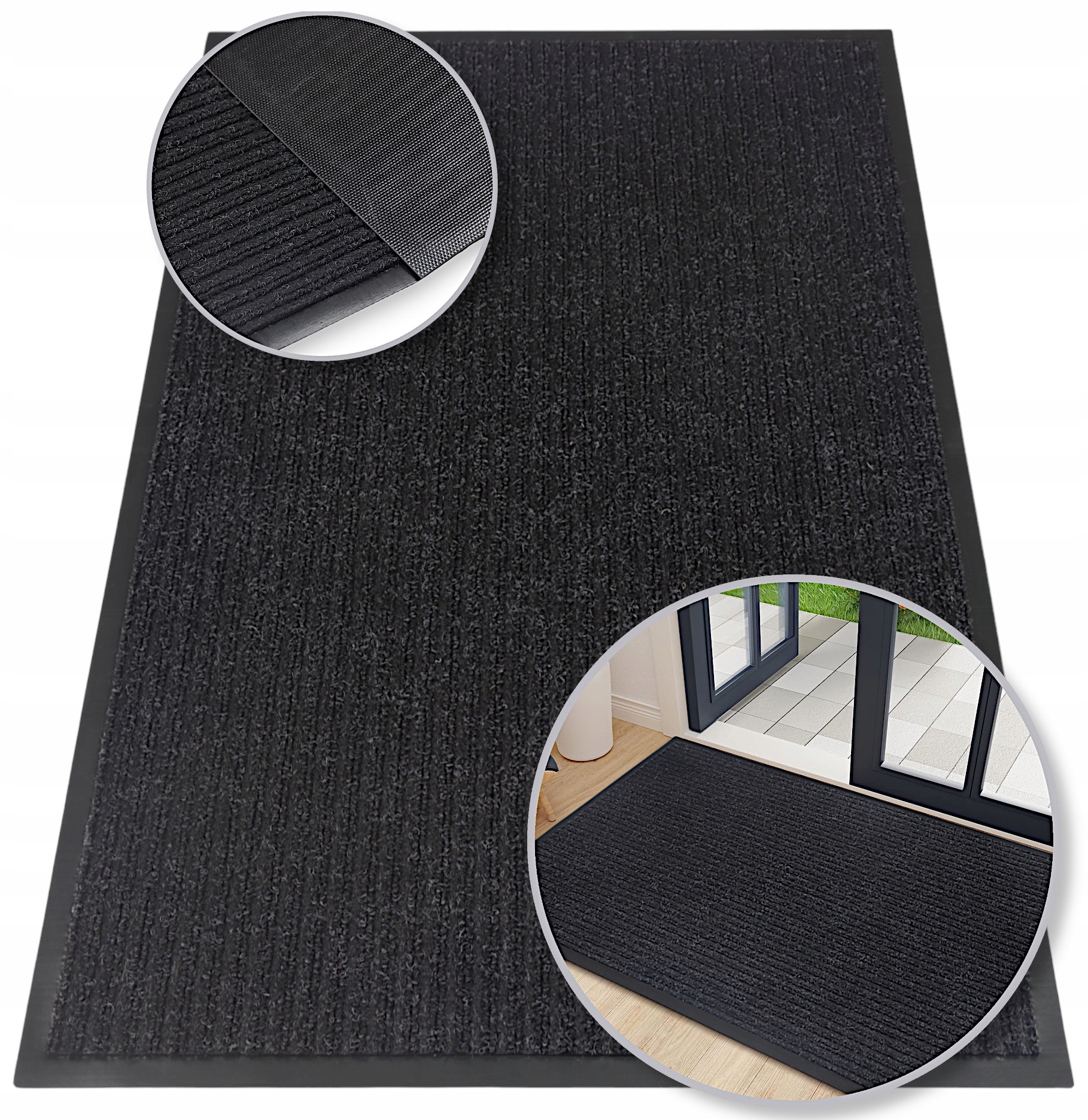 WYCIERACZKA WEJŚCIOWA 80x120 MATA POD DRZWI DO BUTÓW ZEWNĘTRZNA DUŻA MIX