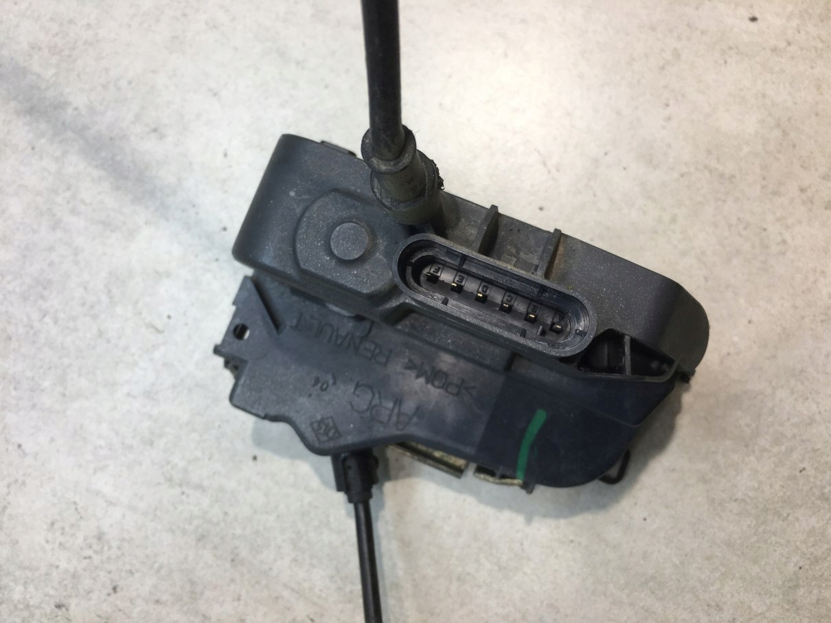 lock door left rear part RENAULT SCENIC II FL 6 PIN