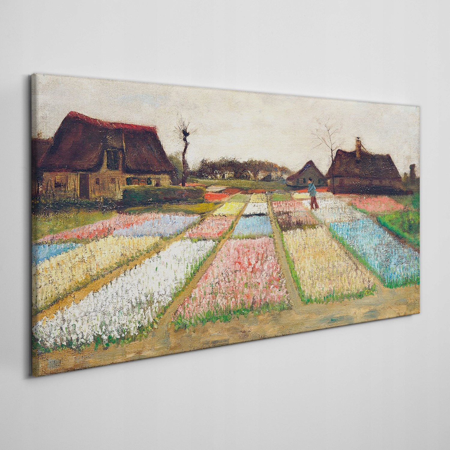 

Obraz na płótnie Bulb fields Van Gogh 100x50 cm