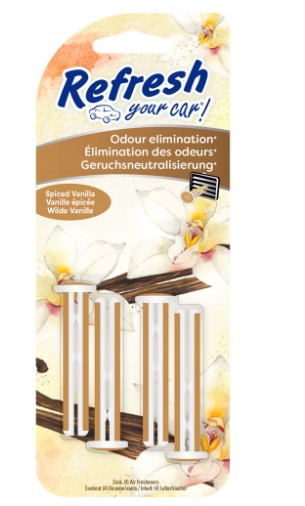 Refresh your car Vanilla Klipsy zapachowe 4PACK