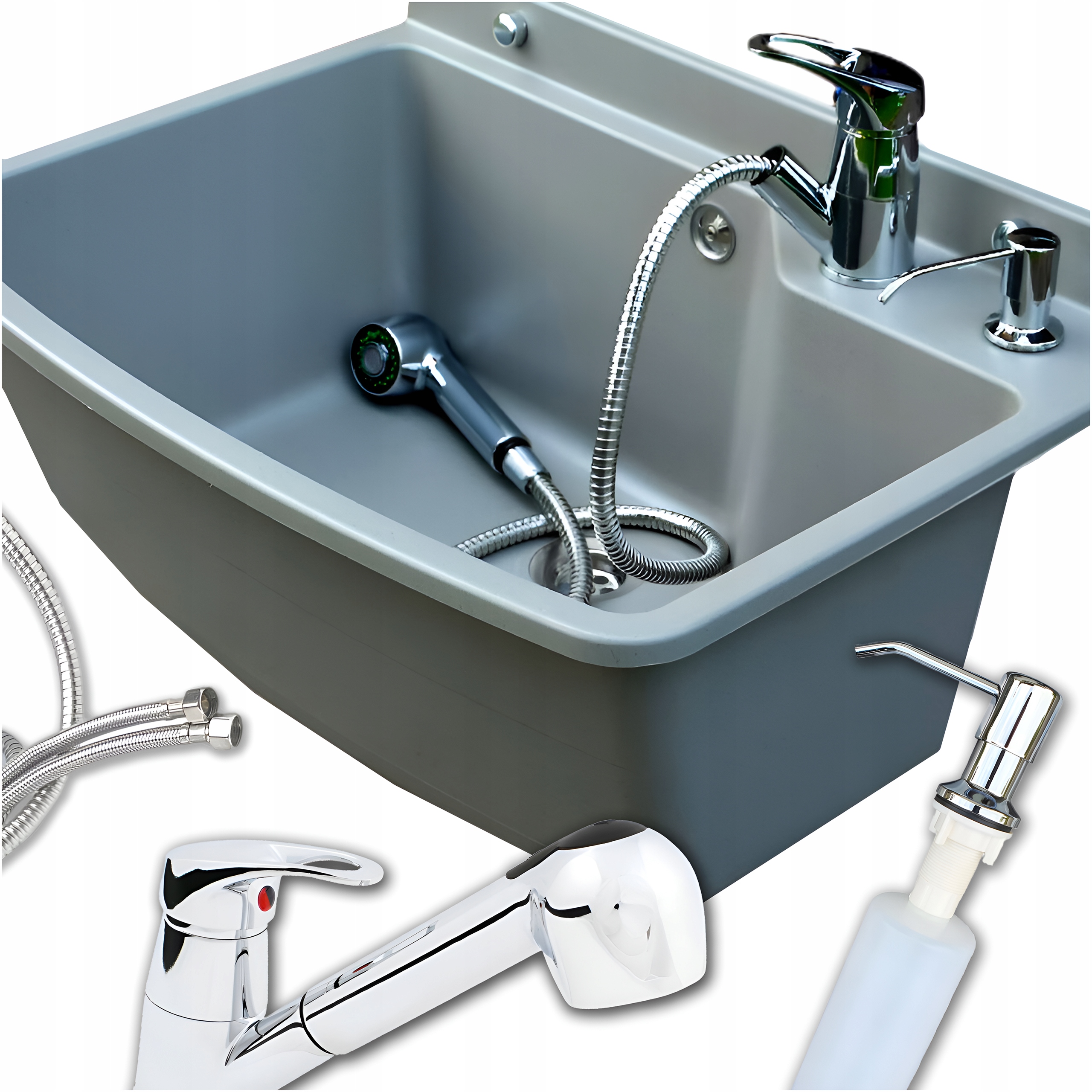 Dřez Technický Dřez Kotelna Garáž Bonus Baterie Dávkovač