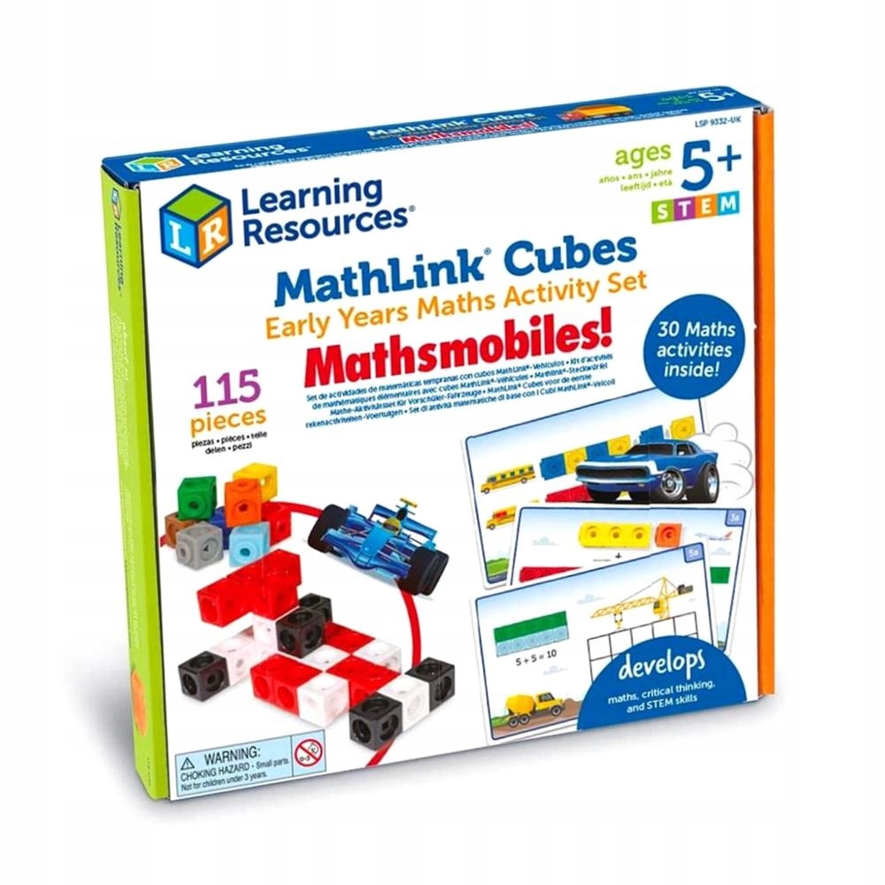 KLOCKI KOSTKI MATEMATYCZNE ZESTAW MATHLINK CUBES