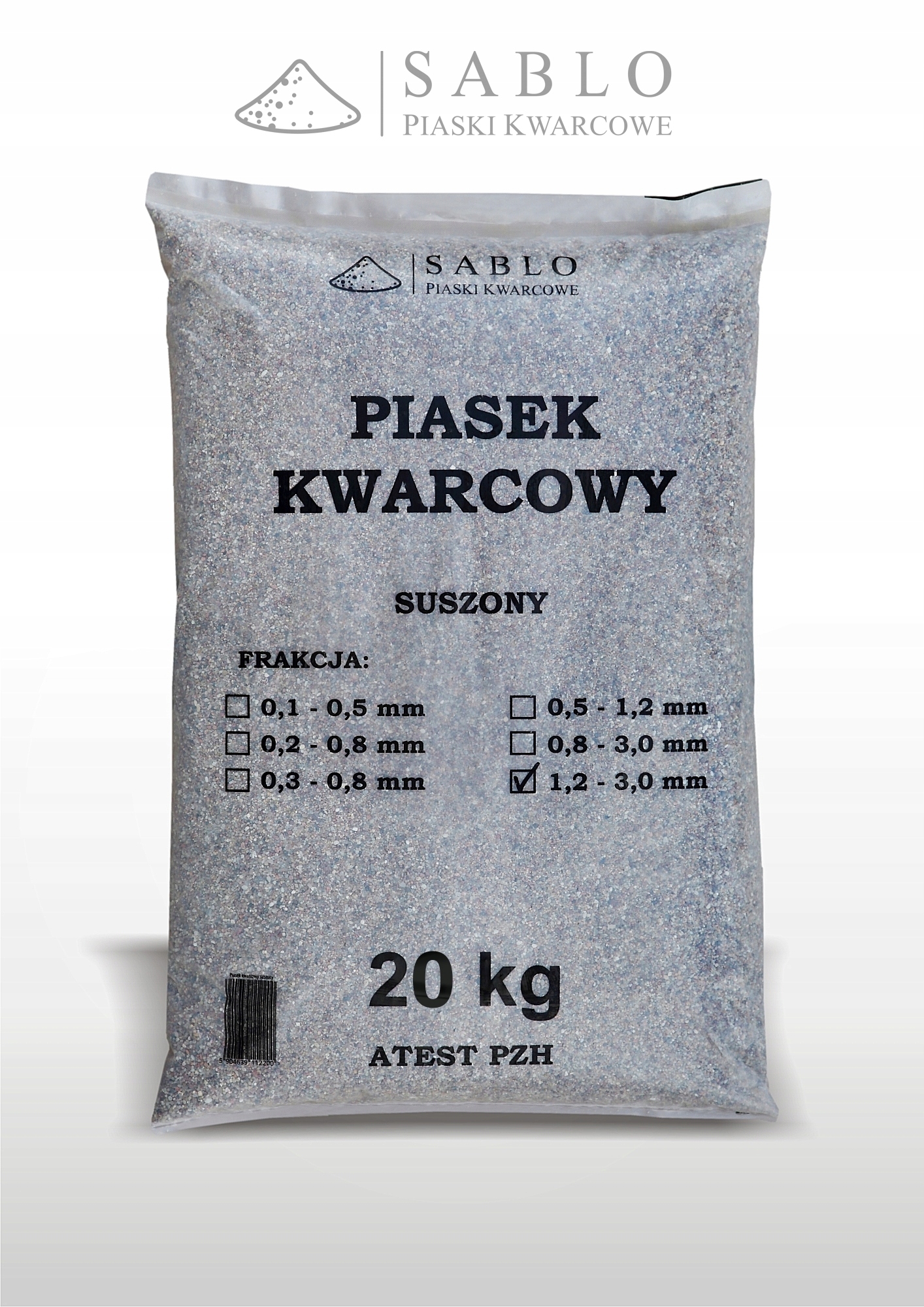 Piasek Kwarcowy Do Piaskowania 20 Kg 1,2- 3mm
