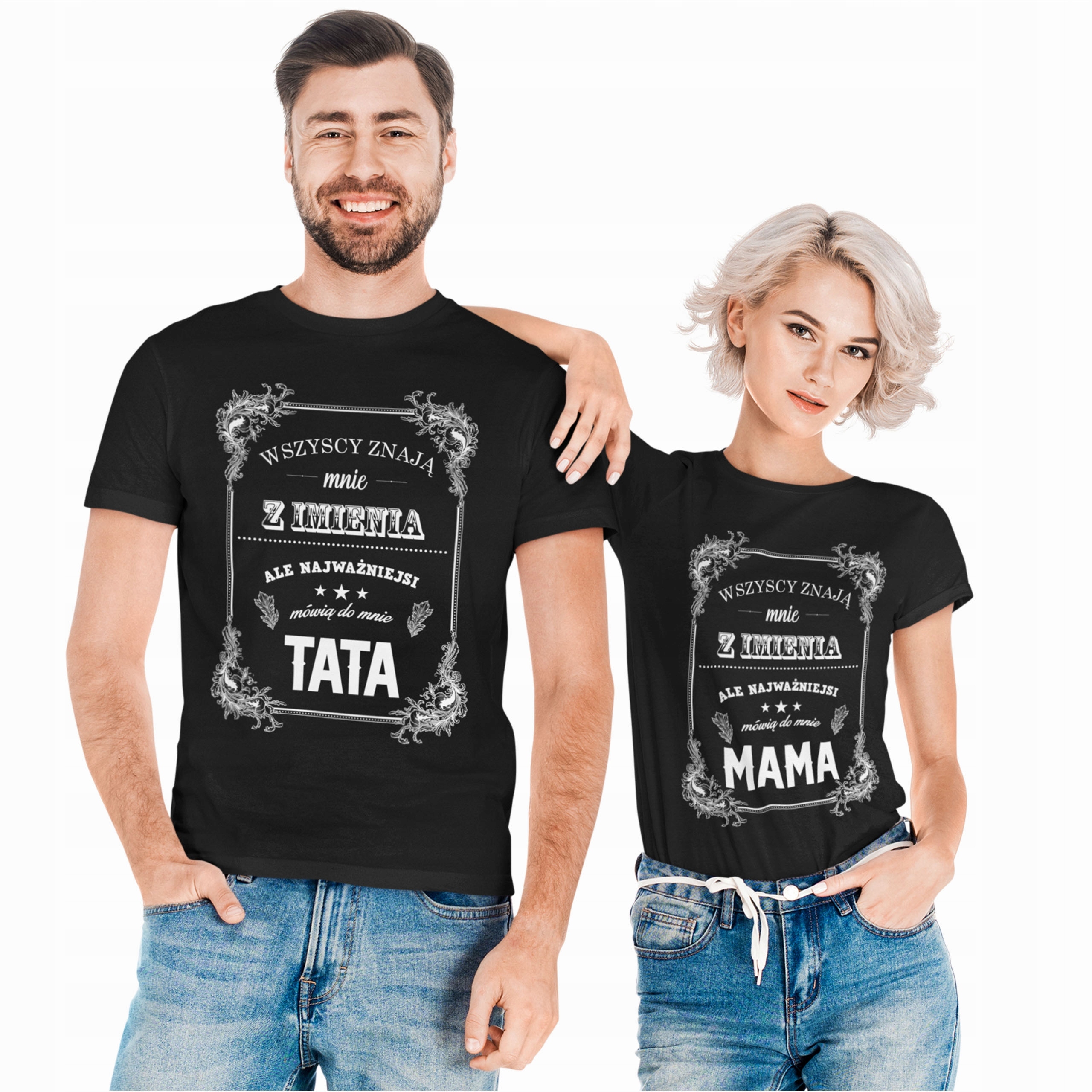 

Zestaw koszulek dla Mamy i Taty rodziców