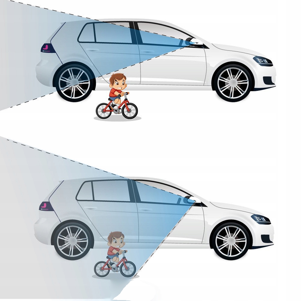 DODATKOWE LUSTERKO MARTWE POLE SZEROKOKĄTNE *2 Producent bez marki