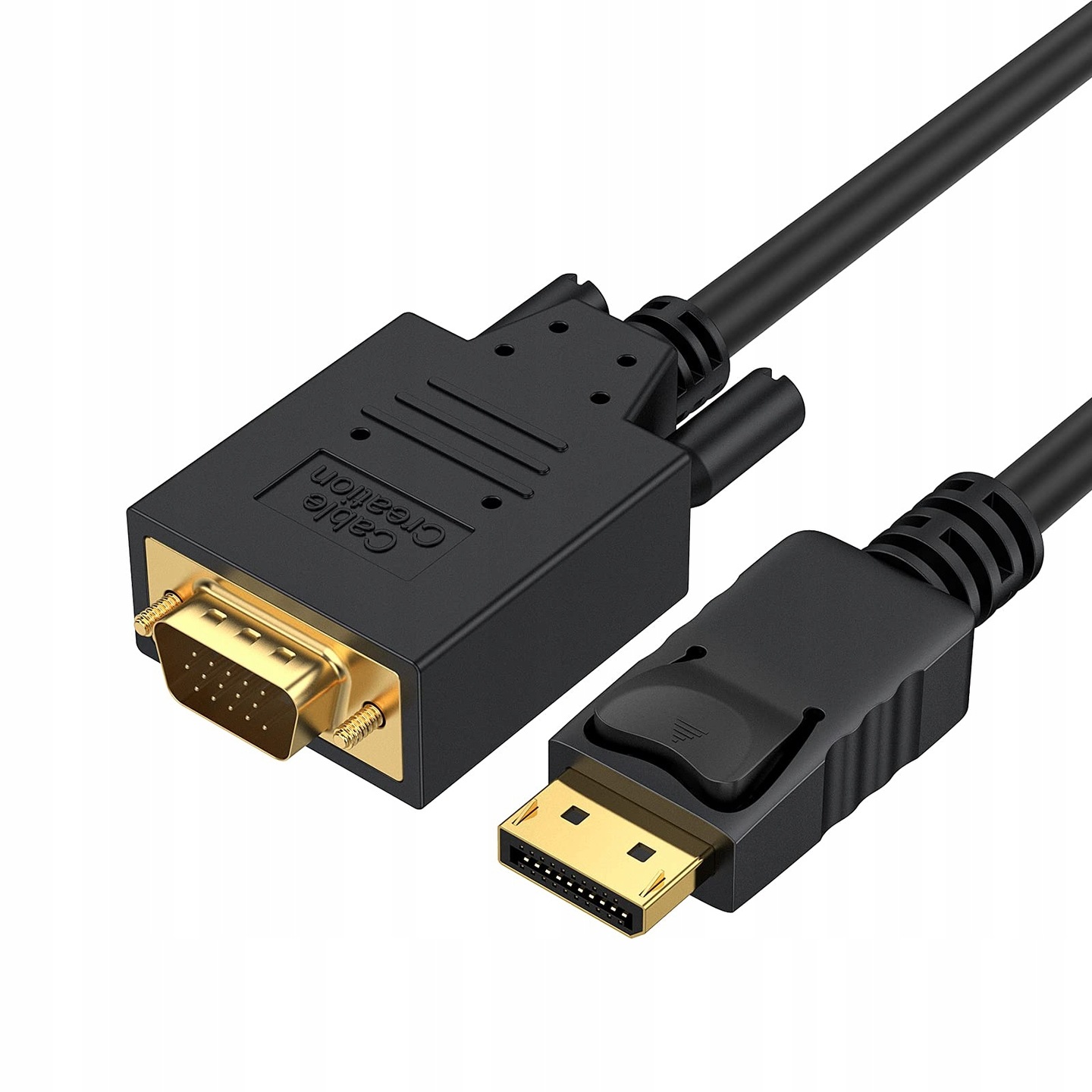Kabel Adapter DisplayPort DP do VGA 2 m full HD 2m Model Kabel DP VGA 2