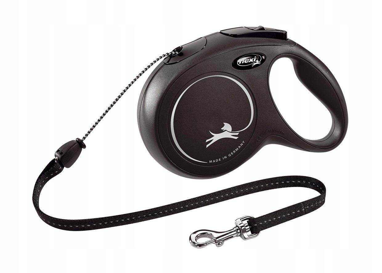 

Flexi New Classic smycz M 8m linka czarny