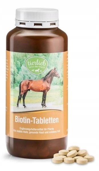 Tierlieb Biotyna dla koni (500 tabl.)