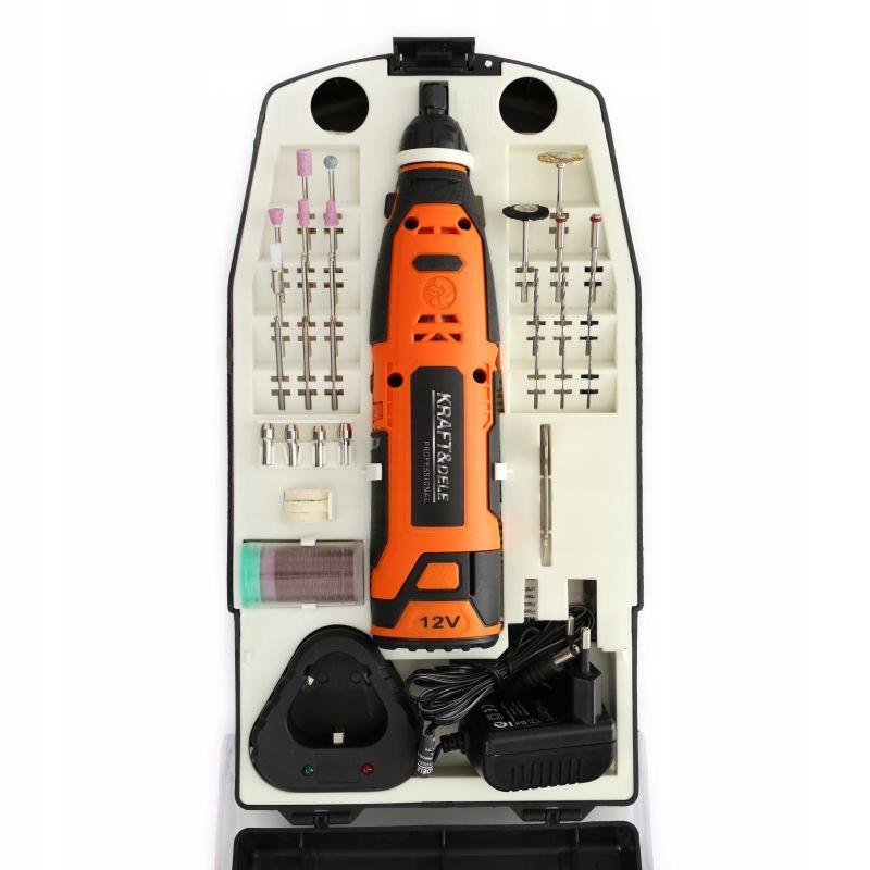 

Mini Szlifierka 12V + Akcesoria 55 Elemen. KD1669