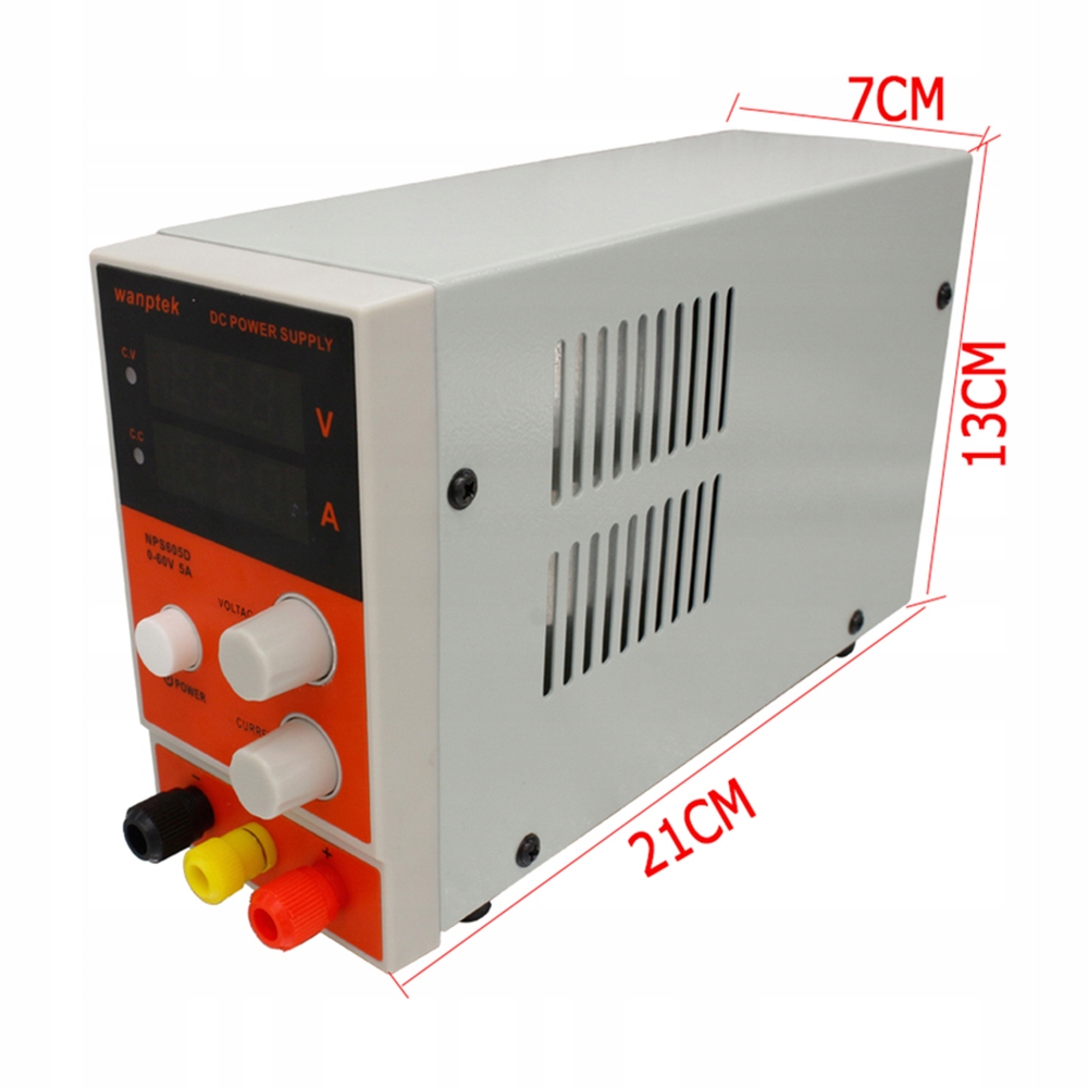 Zasilacz laboratoryjny DC regulowany 0-60V 0-5A Marka Inna