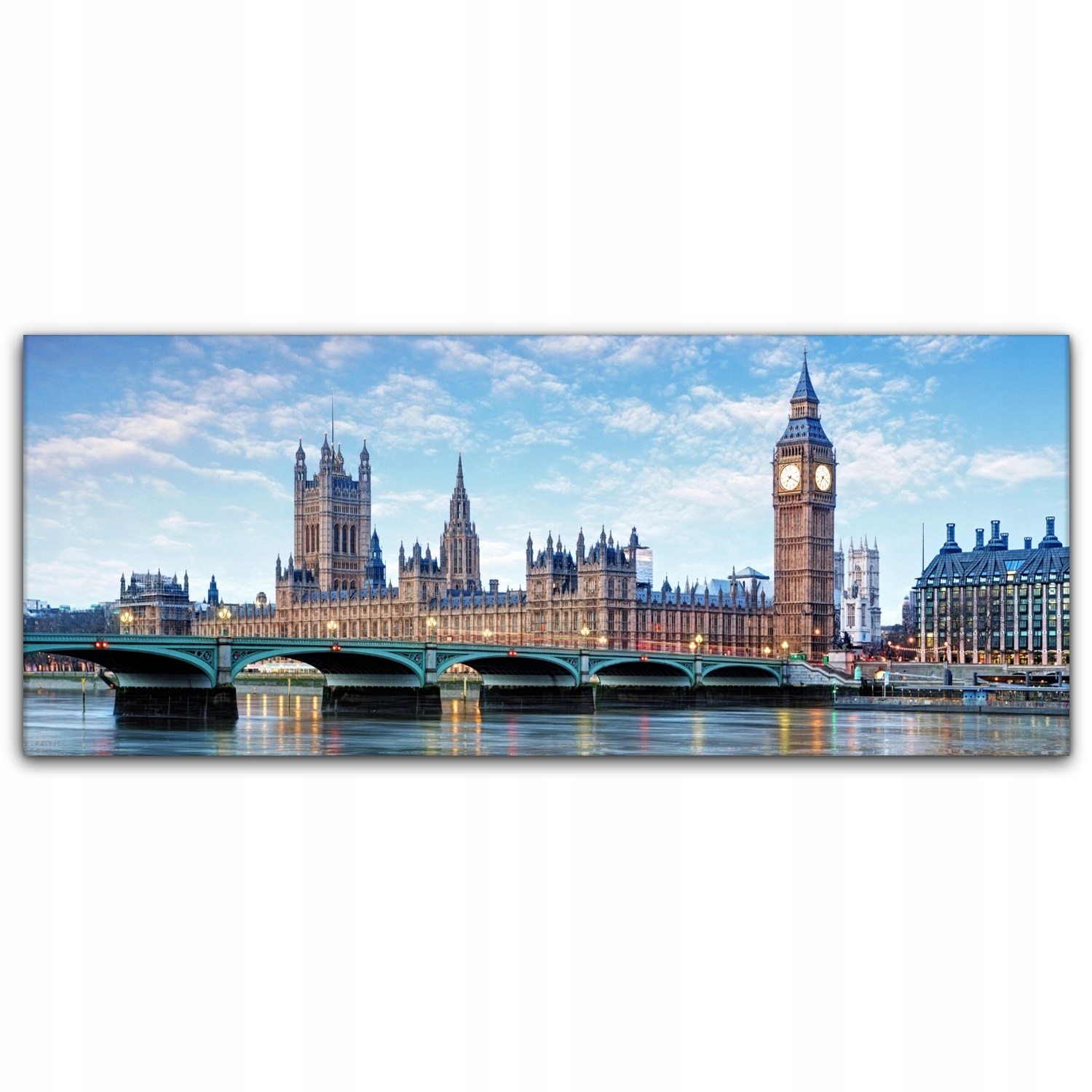 

Obraz na płótnie z foto 125x50 Big Ben Parlament