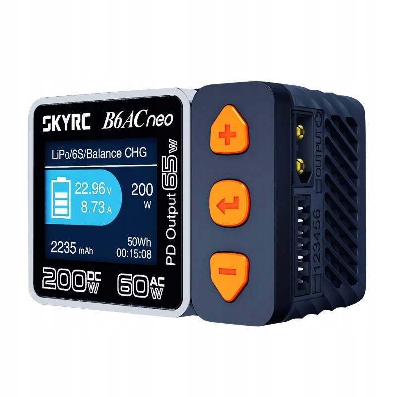 Skyrc B6AC Neo Nabíječka Baterií Lipo Li-ion 1-6S Nimh 10A QC3.0 200W