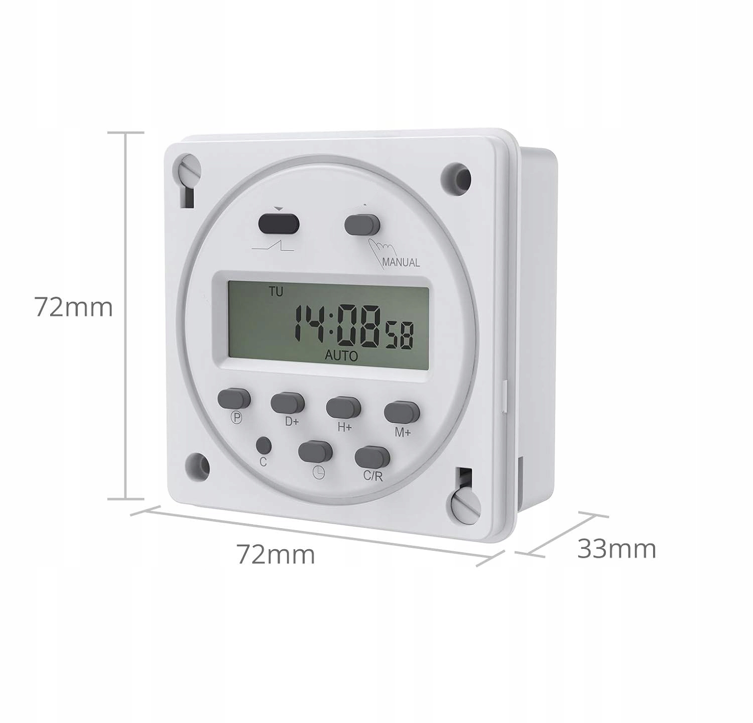 PROGRAMATOR CZASOWY WŁĄCZNIK TIMER WYŁĄCZNIK WODOODPORNĄ Stan opakowania oryginalne