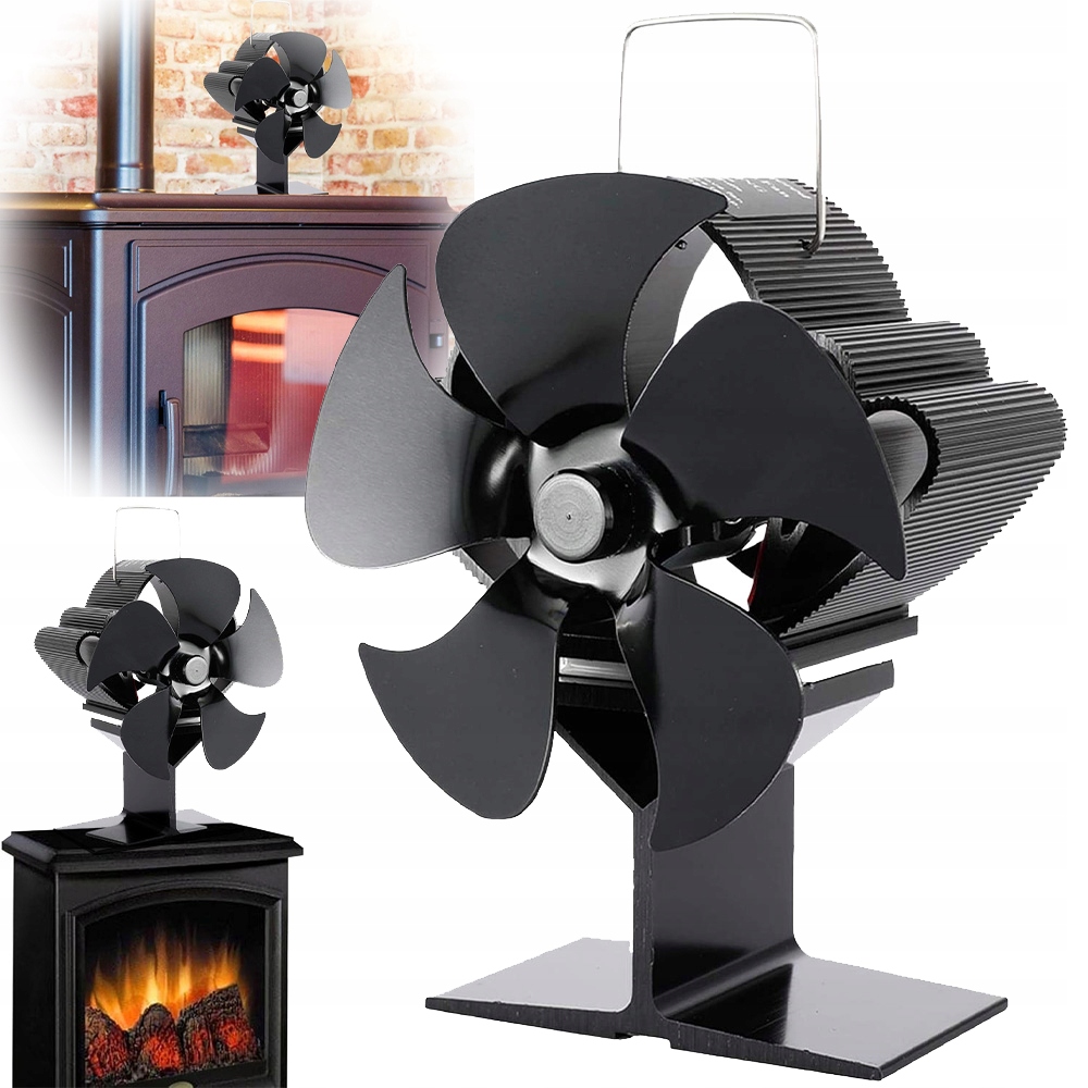 Krbový Ventilátor Termoelektrický Větráček Napájený Teplem Turbína