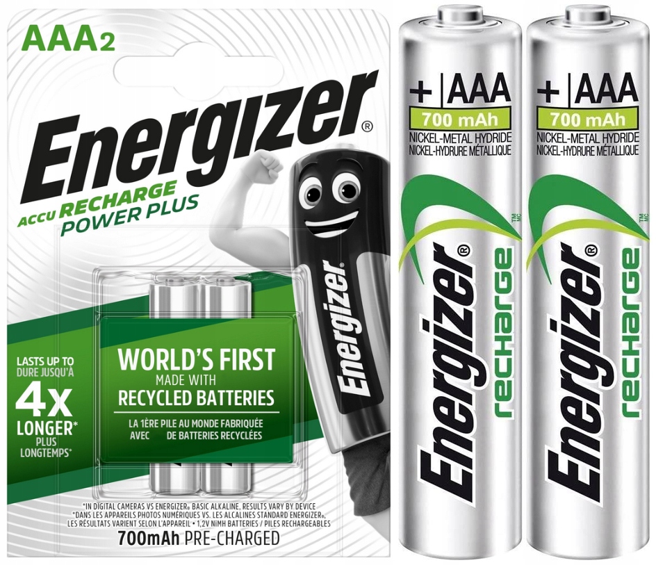 

2x Akumulatorki Energizer Baterie Aaa R3 700mAh