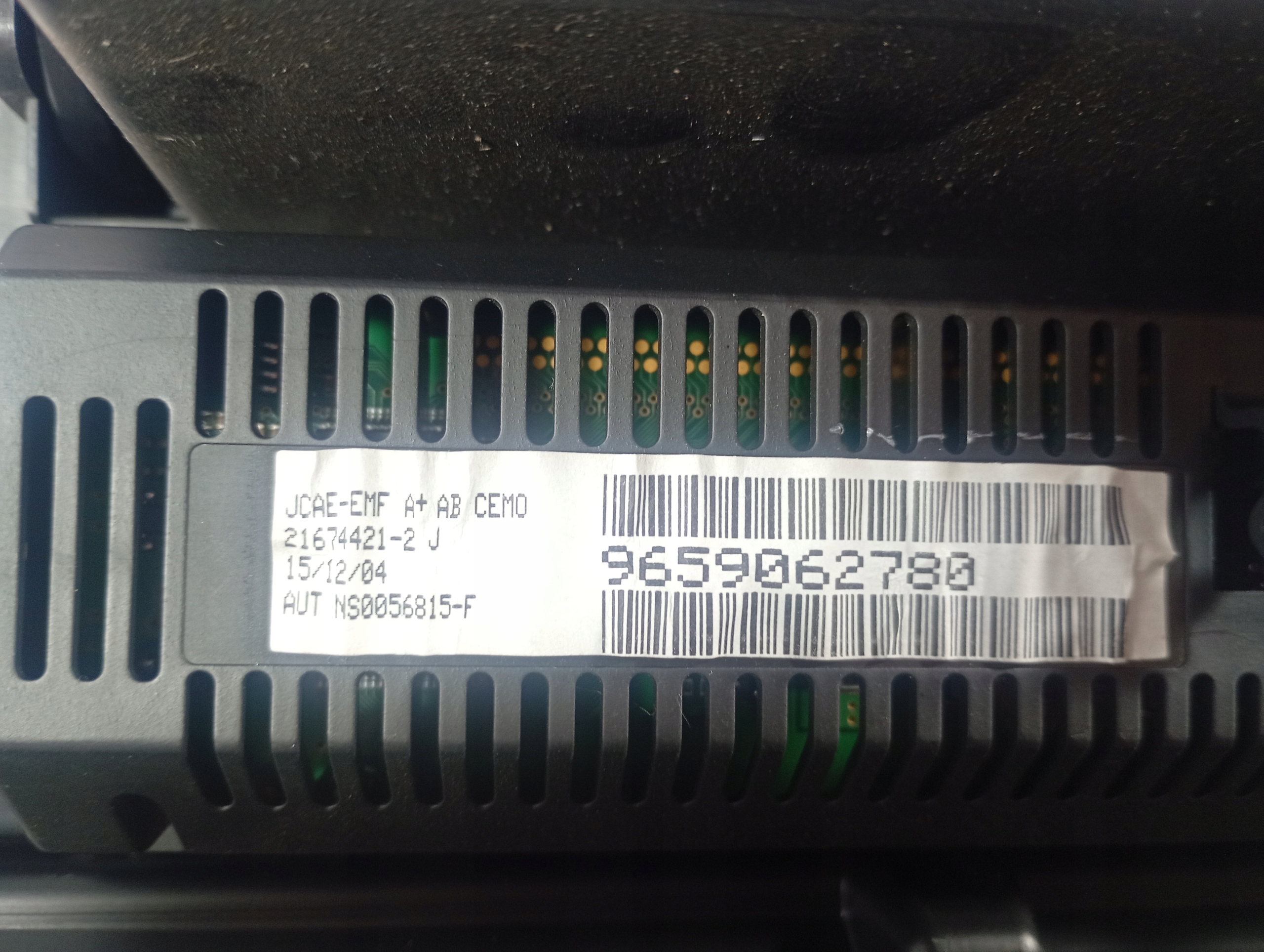 Citroen C4 04-11 switch switch PANEL air conditioning devices OE 9659062780