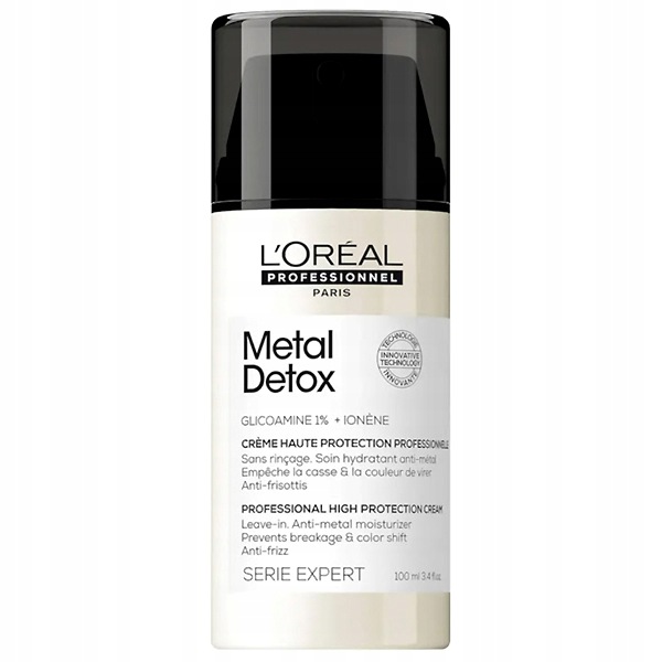 L'Oréal Professionnel Metal Detox Krem do włosów bez spłukiwania 100 ml