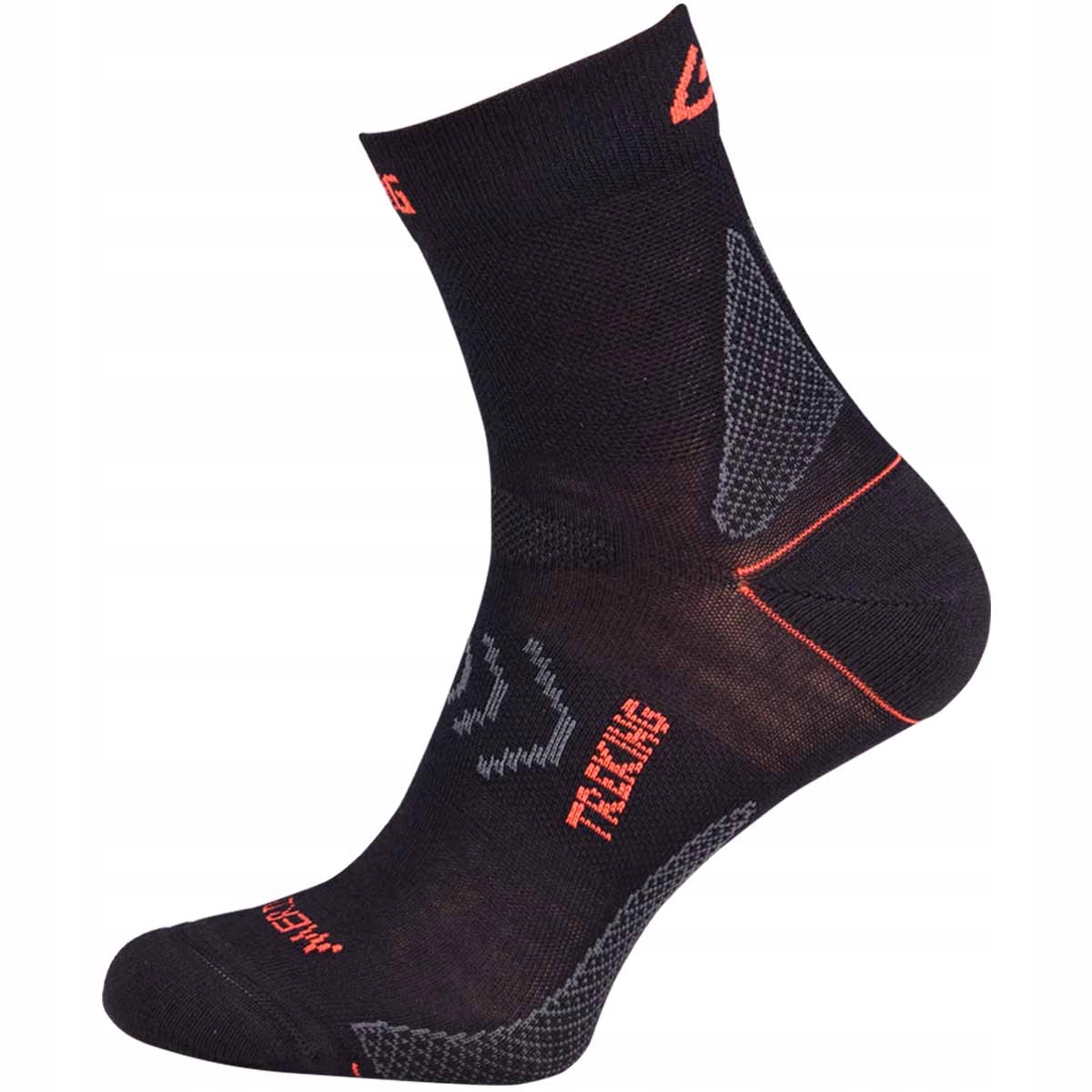 Skarpety na rower sportowe 75% merino czarne 38-41