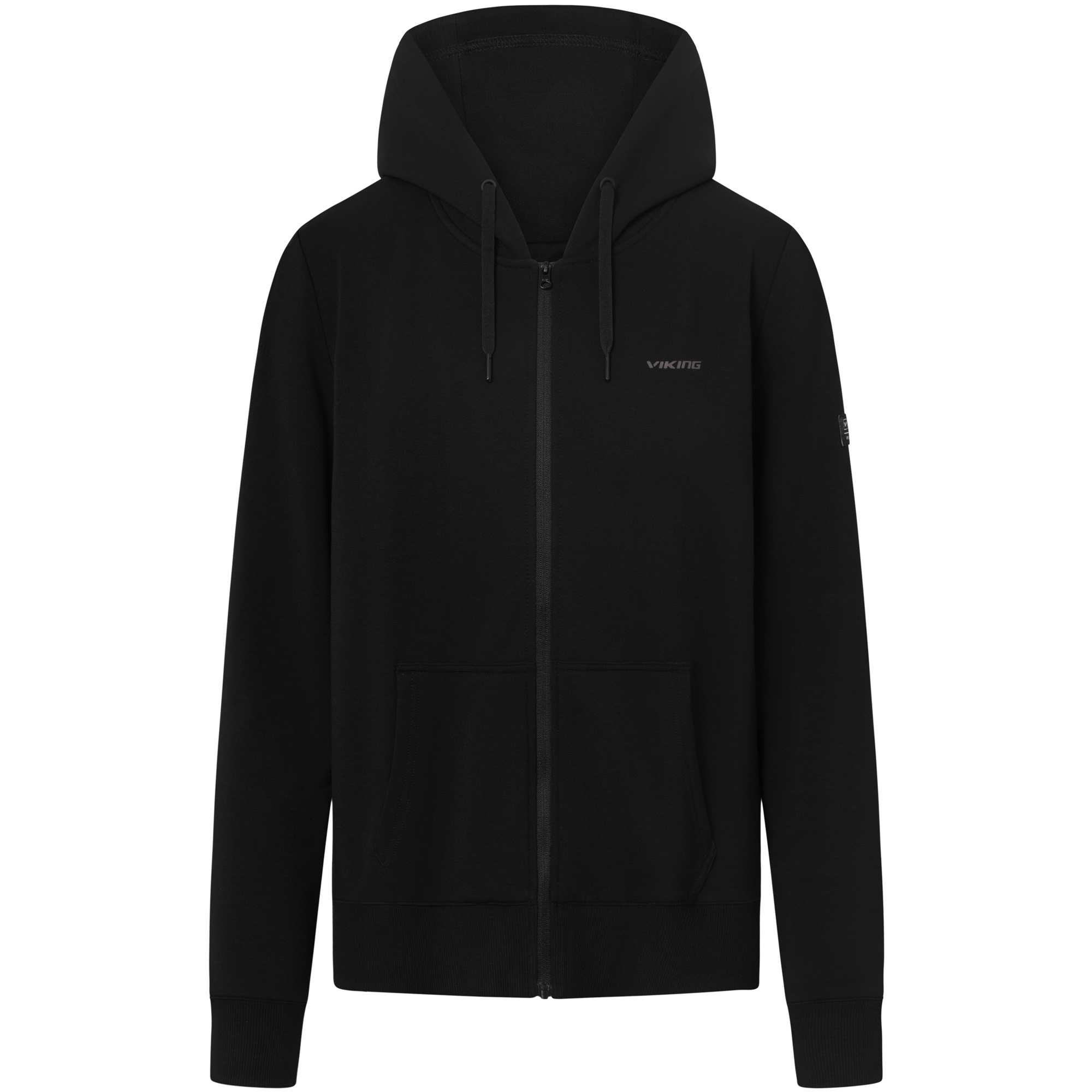 Bluza damska Viking Team Wear Lady Bamboo rozpinana z kapturem czarna r. L