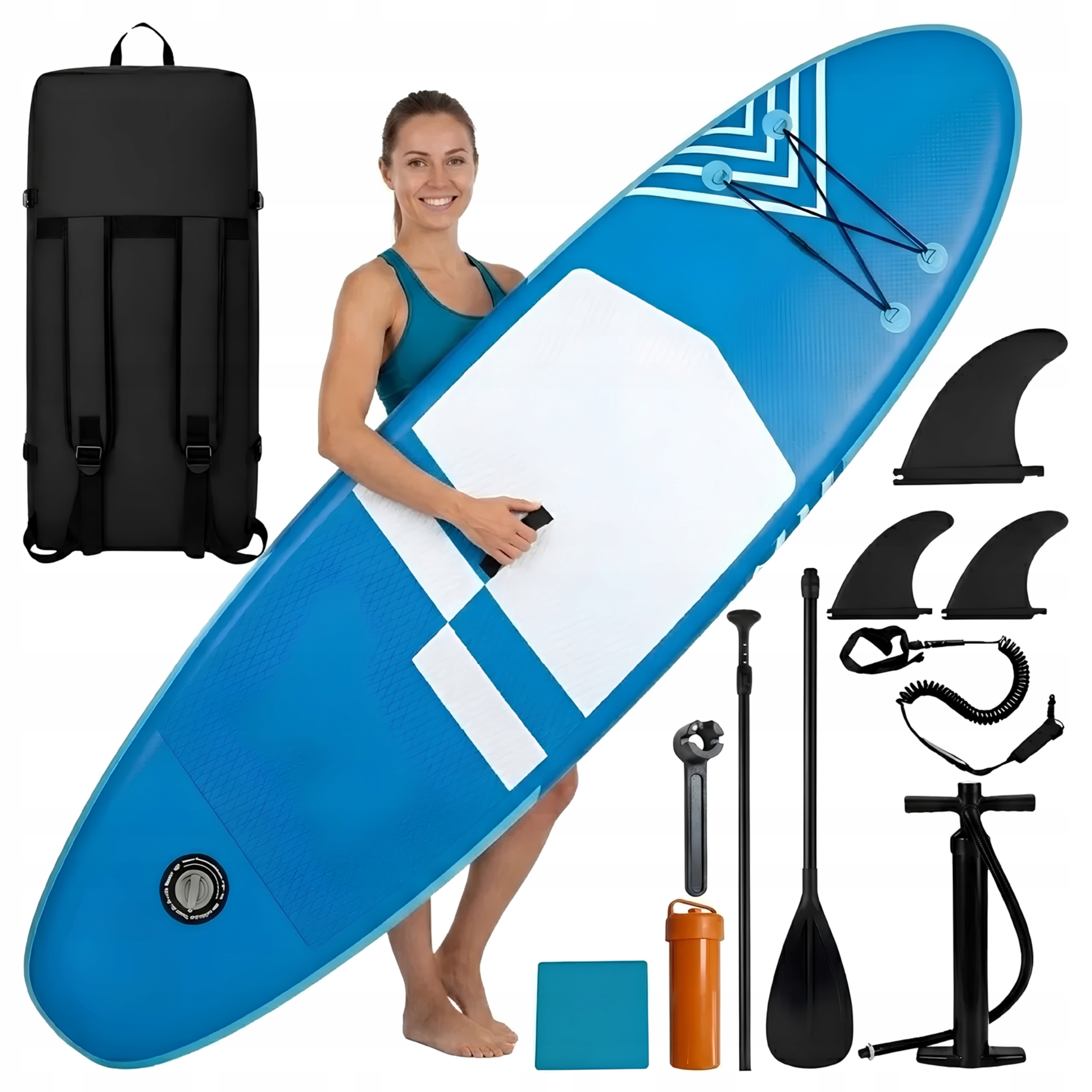 Sup deska pro plavání Nafukovací Paddle Board Sada s pádlem Příslušenství 320