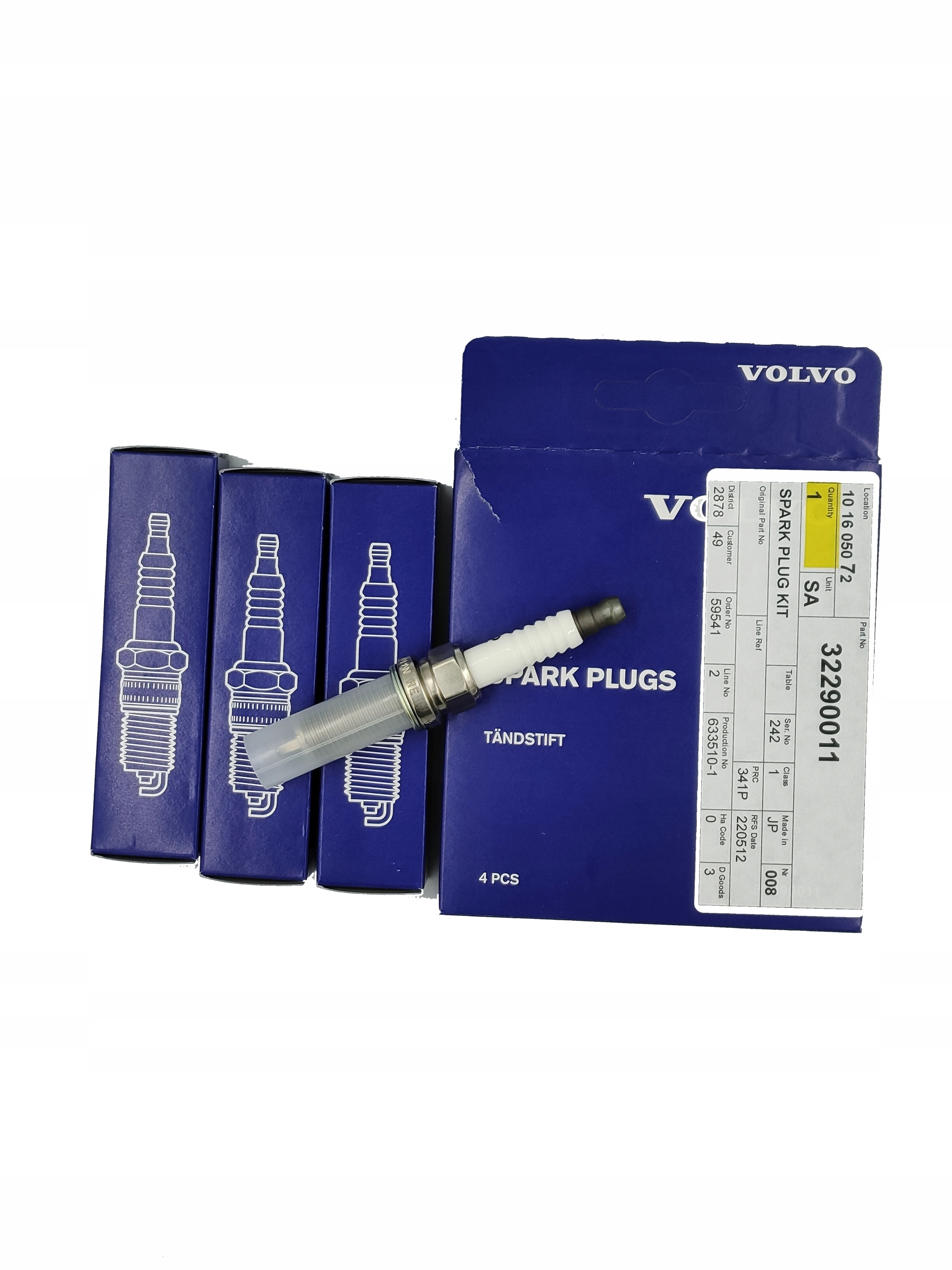ŚWIECE ZAPŁONOWE OE VOLVO 32290011