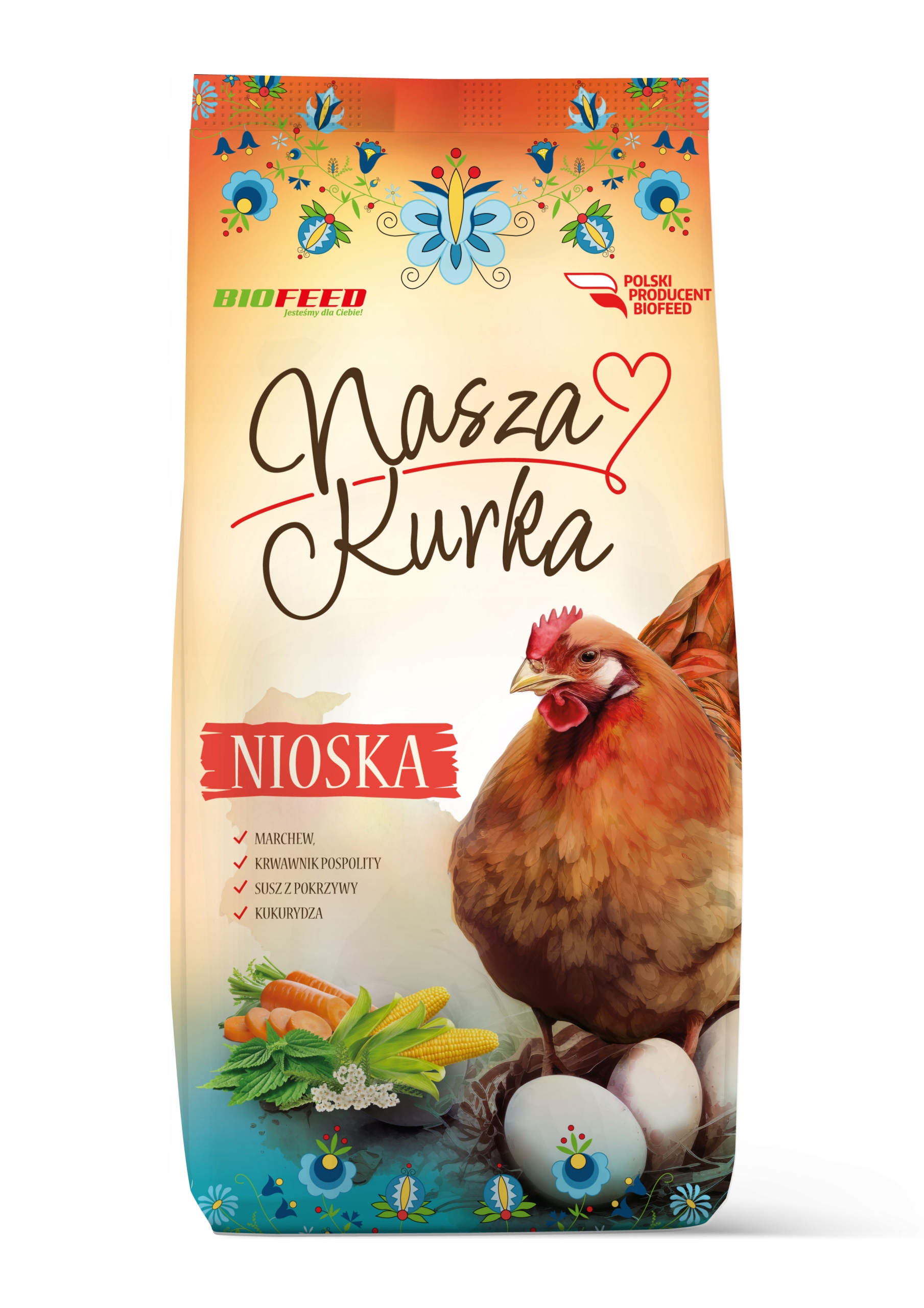 Pasza dla kur Biofeed Nioska Premium 25 kg