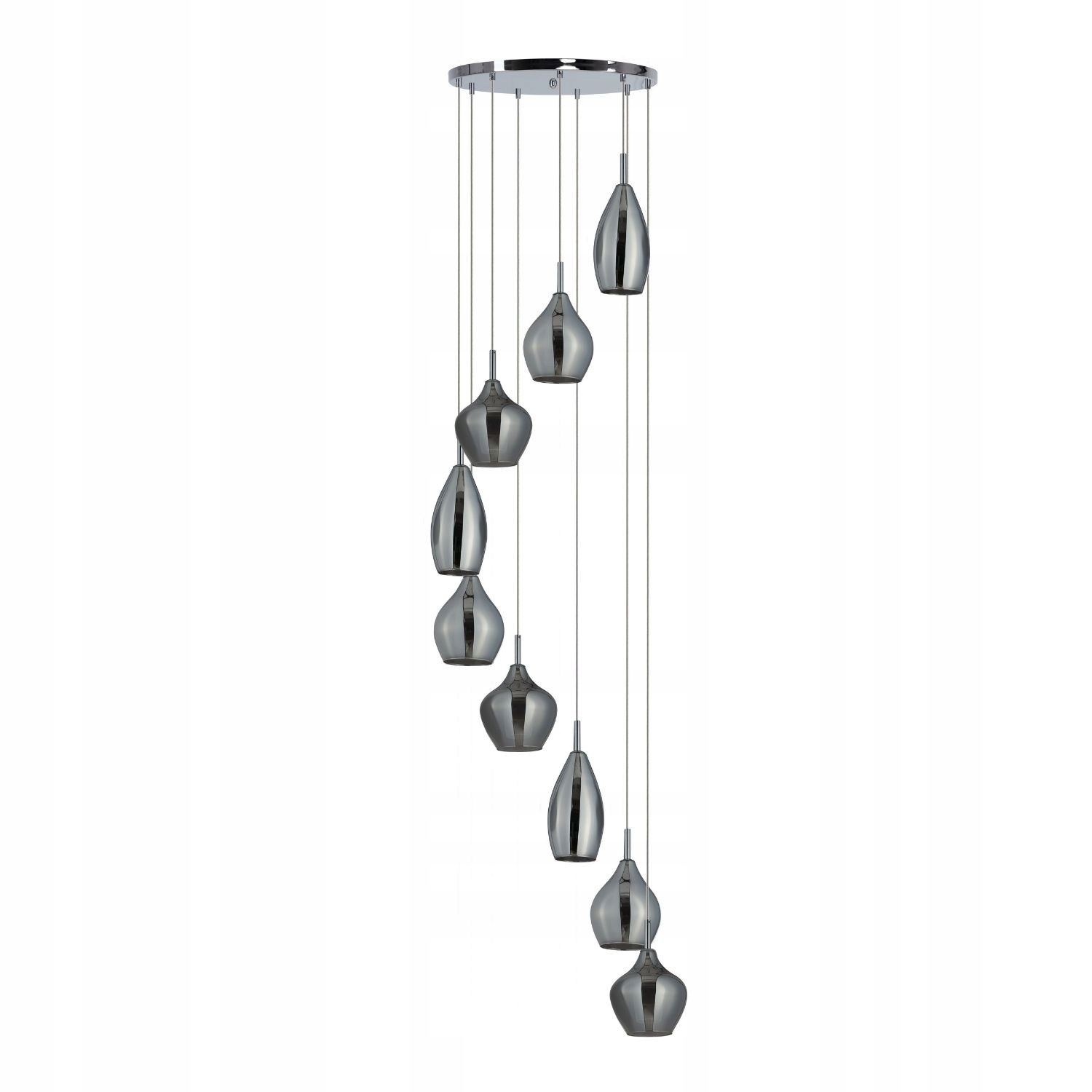 Luster s efektom girlandy kaskády do obývačky jedálne Amber Milano 9 nad stôl