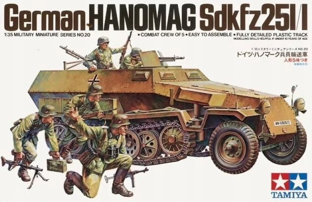 Sd.Kfz. 251/1 German Hanomag 1:35 Tamiya 35020
