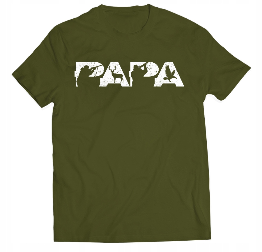 

Koszulka Na Dzień Taty Dla Papy Papa Hunter 3XL