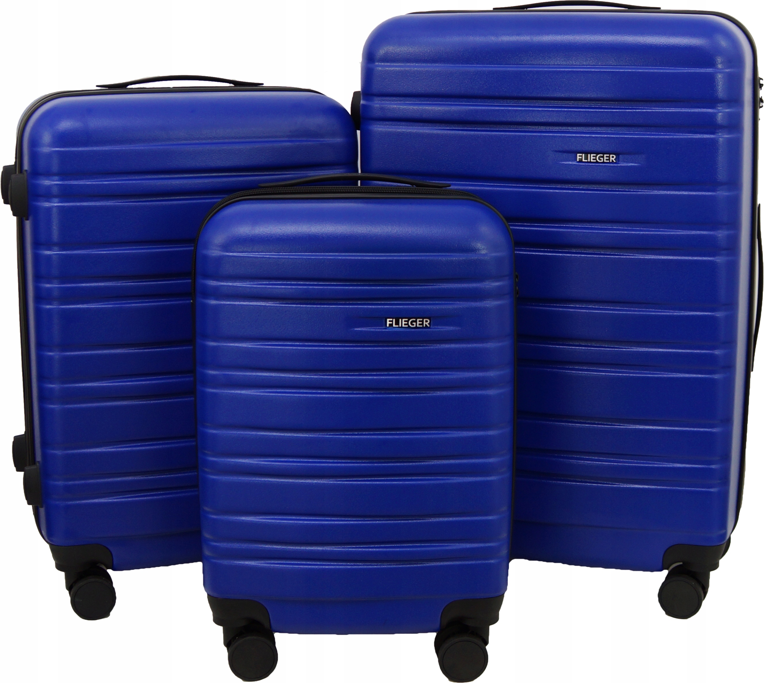 Walizka Podróżna Zestaw Komplet Walizek 3w1 Gravitt 8844 Poliwęglan Twarda