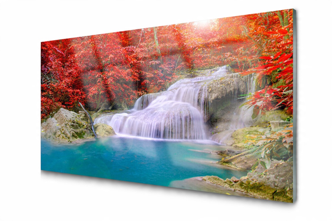 

Panel szklany Płytka Wodospad Las 120x60 + Klej