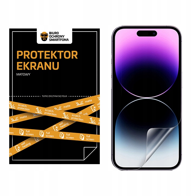 

Folia Hydrożelowa Ochronna Matowa do Iphone 14 pro