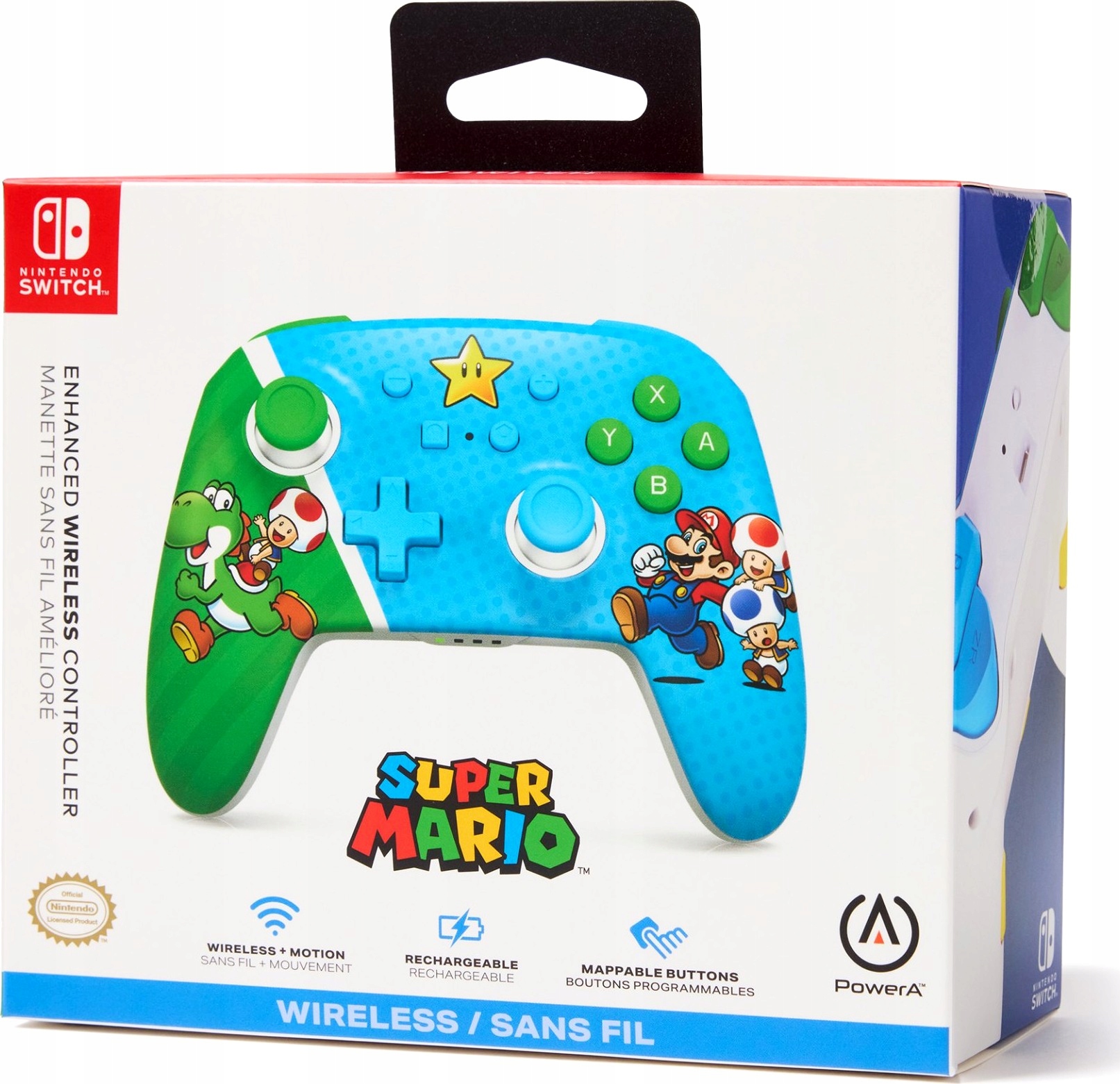 Pad bezprzewodowy do konsoli Nintendo Switch wielokolorowy