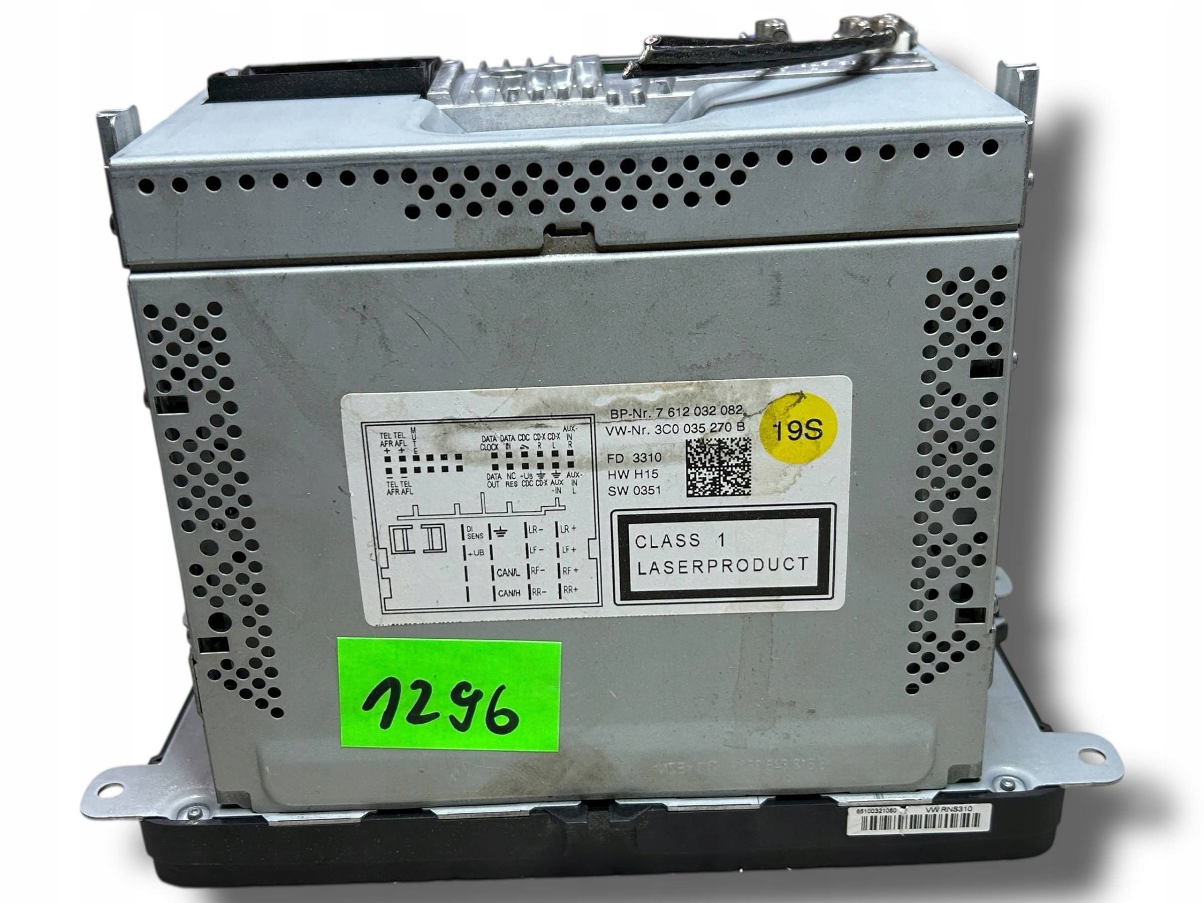Navigation radio VW POLO passat golf 6R 3C0035270B !J