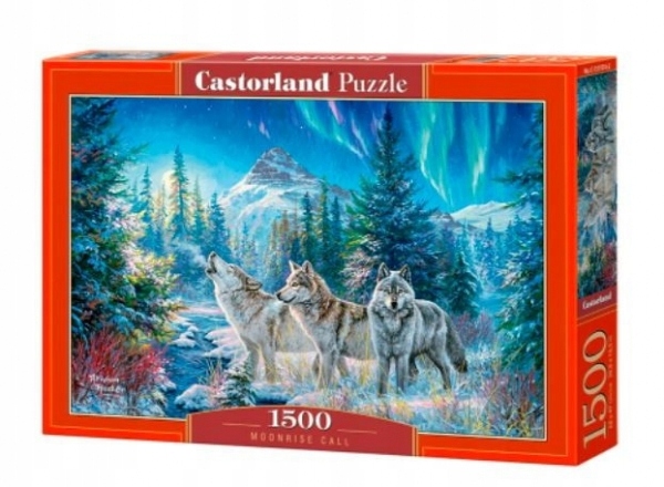 

Puzzle 1500 elementów Wilki Moonrise Call (151974